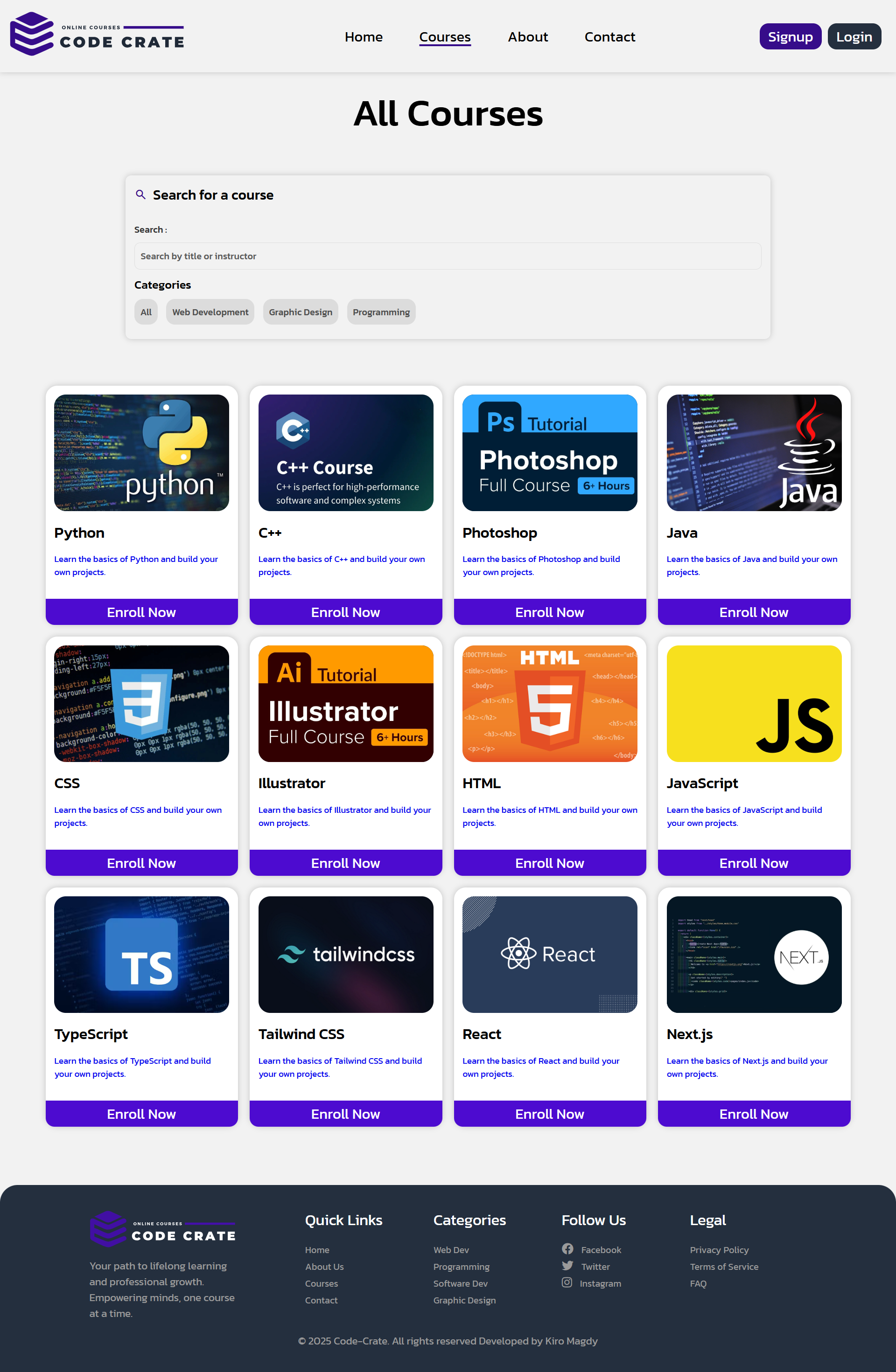 Courses